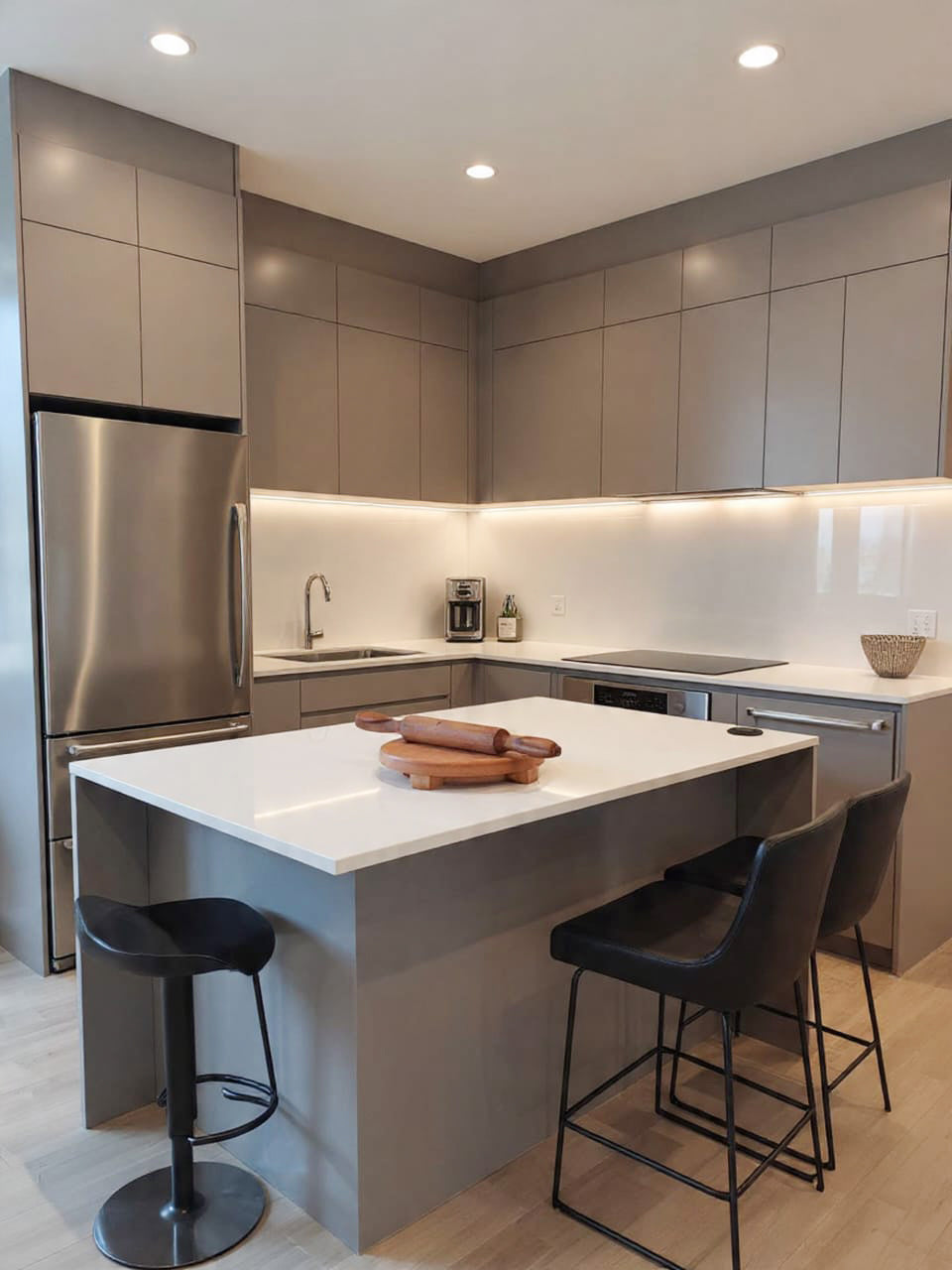 Handcrafted Vaka Wood Chapathi Board with Roller