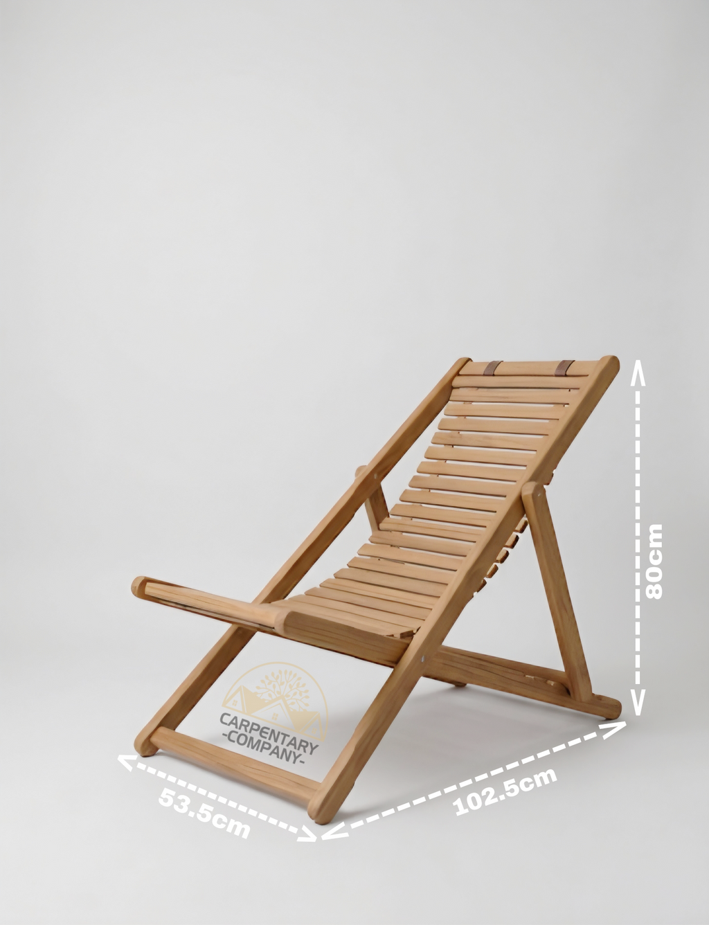 Foldable Wooden Lounge Chair