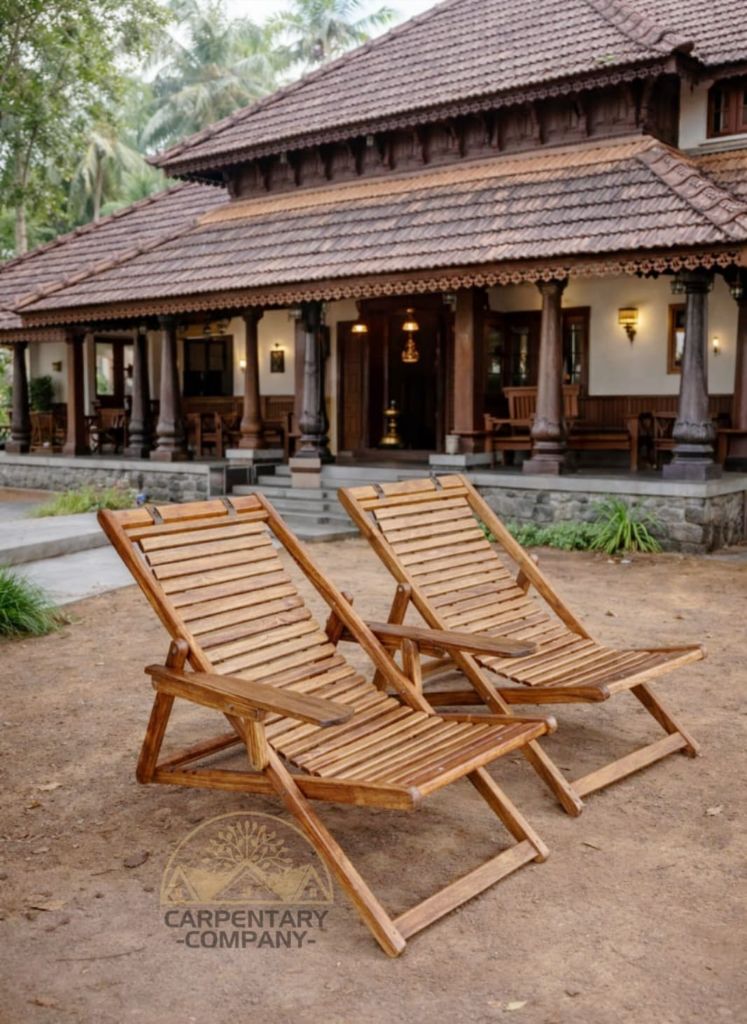 Wooden Folding Lounge Chair